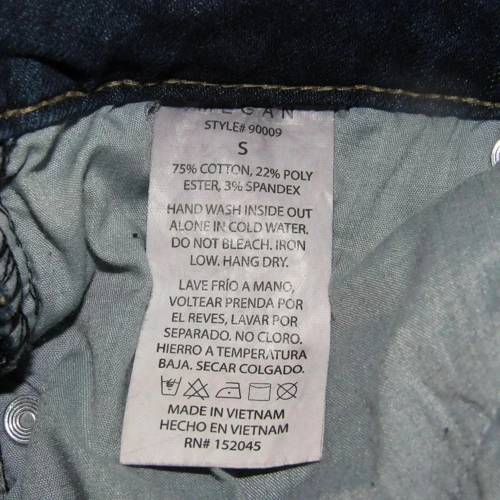 MEGAN DENIM Medium Wash Overalls Size S - Picture 8 of 8